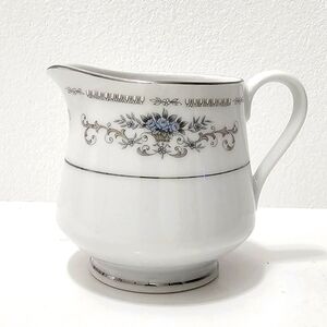 Diane by Fine China of Japan Blue Flower Scrolls - Creamer
